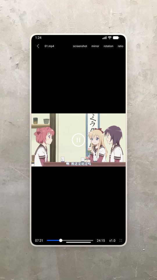 播放设置界面